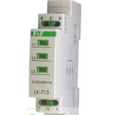 LAMPKA SYGNALIZACYJNA LK-713G POTRÓJNA ZIELONA F & F