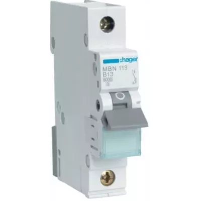 WYŁĄCZNIK INSTALACYJNY 1P B13A 6KA MBN113E HAGER