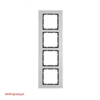 BERKER B.7 ALUMINIUM/ANTRACYT RAMKA 4-KROTNA 10146904  10146424 HAGER
