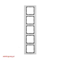 BERKER B.7 ALUMINIUM/ANTRACYT RAMKA 5-KROTNA 10156904 HAGER