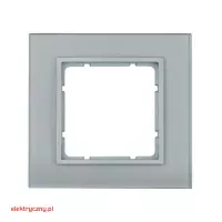 BERKER B.7 ALUMINIUM GLASS RAMKA 1-KROTNA 10116414 HAGER