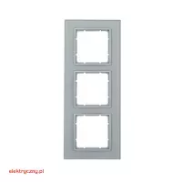 BERKER B.7 ALUMINIUM GLASS RAMKA 3-KROTNA 10136414 HAGER