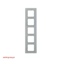 BERKER B.7 ALUMNIUM GLASS RAMKA 5-KROTNA 10156414 HAGER