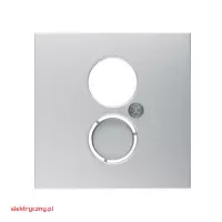 BERKER B.KWADRAT/B.7 ALUMINIUM PŁYTKA CZOŁOWA DO GNIAZDA GŁOŚNIKOWEGO 11961404  HAGER