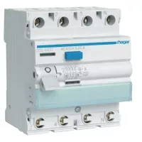WYŁĄCZNIK RÓŻNICOWOPRĄDOWY RCCB 3P+N 40A/30MA TYP A QUICKCONNECT CDS440D HAGER POLO