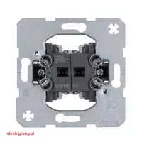 BERKER ONE MECHANIZM PRZYCISK PODWÓJNY ZWIERNY 53503503 HAGER