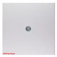 BERKER B.KWADRAT/B.7 ALUMINIUM PŁYTKA CZOŁOWA DO PRZYŁĄCZY KABLOWYCH 10191404 HAGER