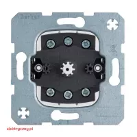 BERKER ONE MECHANIZM ŁĄCZNIK ŻALUZJOWY OBROTOWY 2-BIEGUNOWY 53384203 HAGER