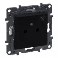 GNIAZDO POJEDYNCZE Z ŁADOWARKĄ USB Z/U NILOE STEP LEGRAND CZARNY 863538