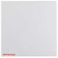 BERKER B.KWADRAT BIAŁY KLAWISZ DO ŚCIEMNIACZA POJEDYNCZY 85141189 HAGER