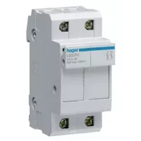 MODUŁOWA PODSTAWA BEZPIECZNIKOWA DO SYSTEMÓW PV 2P 10X38MM 32A 1000VDC L502PV HAGER POLO