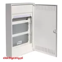 VOLTA VDI ROZDZIELNICA MODUŁOWA NATYNKOWA 3R (3x12) 3 x GNIAZDO 230V IP30 VA36NWP HAGER 