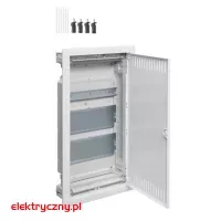 VOLTA VDI ROZDZIELNICA MODUŁOWA DO ŚCIAN SZKIELETOWYC 3R (3x12) 2x PŁYTA MONTAŻOWA 1x SZYNA TH IP30 VH36NWB HAGER 