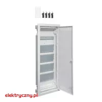 VOLTA VDI ROZDZIELNICA MODUŁOWA DO ŚCIAN SZKIELETOWYCH 4R (5x12) 4x PŁYTA MONTAŻOWA 1x SZYNA TH IP30 VH60NWB HAGER 