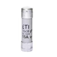 WKŁADKA TOPIKOWA CH 10x38 GPV 15A/1000V DC 002625080 ETI