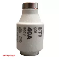 WKŁADKA BEZPIECZNIKOWA TOPIKOWA DIII 40A gG 002313405 ETI