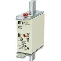 WKŁADKA TOPIKOWA NH000 GG 125A/500V 004181215 ETI
