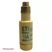 WKŁADKA BEZPIECZNIKOWA TOPIKOWA D01 gR 16A ULTRA SZYBKA ETI