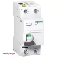 WYŁĄCZNIK RÓŻNICOWOPRĄDOWY  2P 25A 30mA TYP AC A9Z11225 iID-AC30-25-2 ACTI9 SCHNEIDER ELECTRIC
