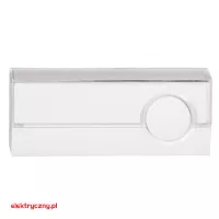 PRZYCISK DZWONKOWY BIAŁY HERMETYCZNY 250V 1A PDJ-213 ZAMEL
